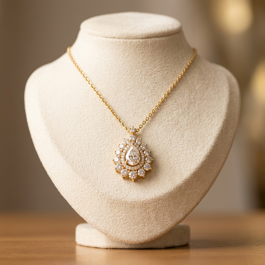 Luxury Diamond Pendant Necklace