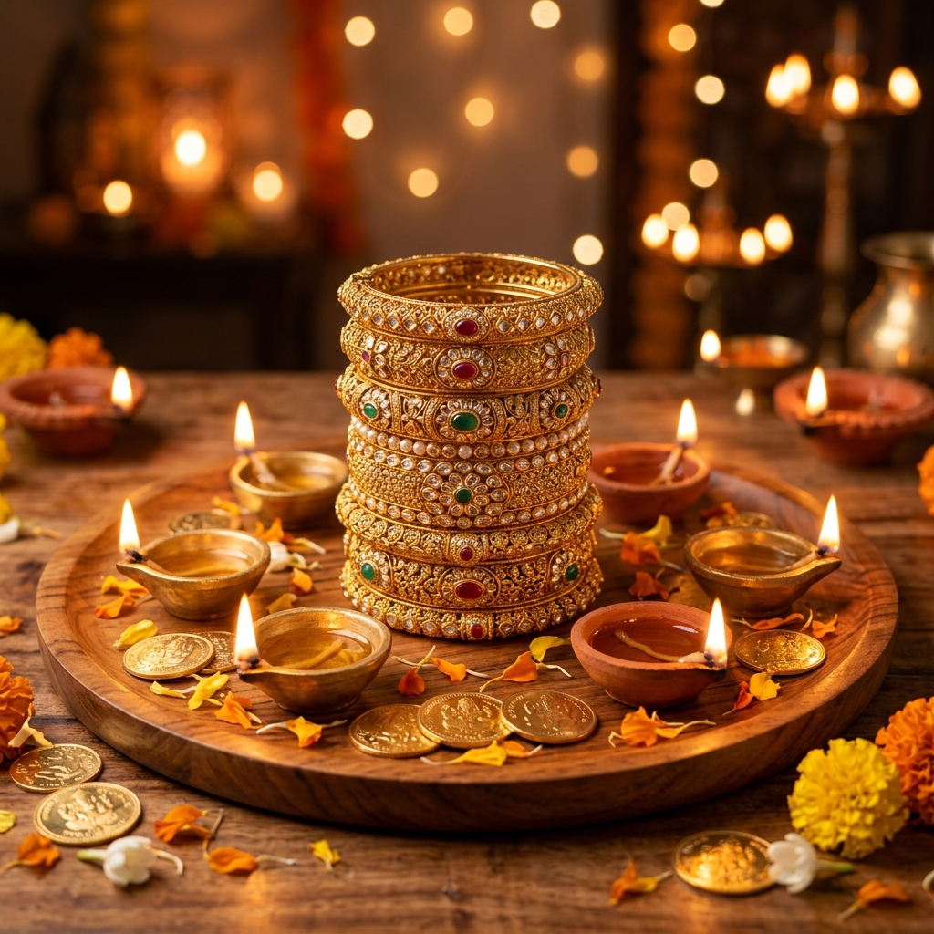 Festive Gold Bangles